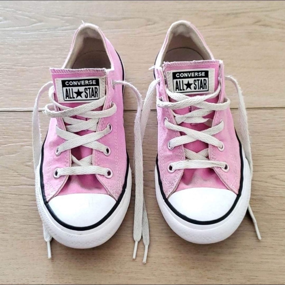 Pink Converse All Star Youth Sneakers